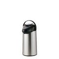 2.5 Liter Stainless Steel SteelVac Thermos with Lever Lid